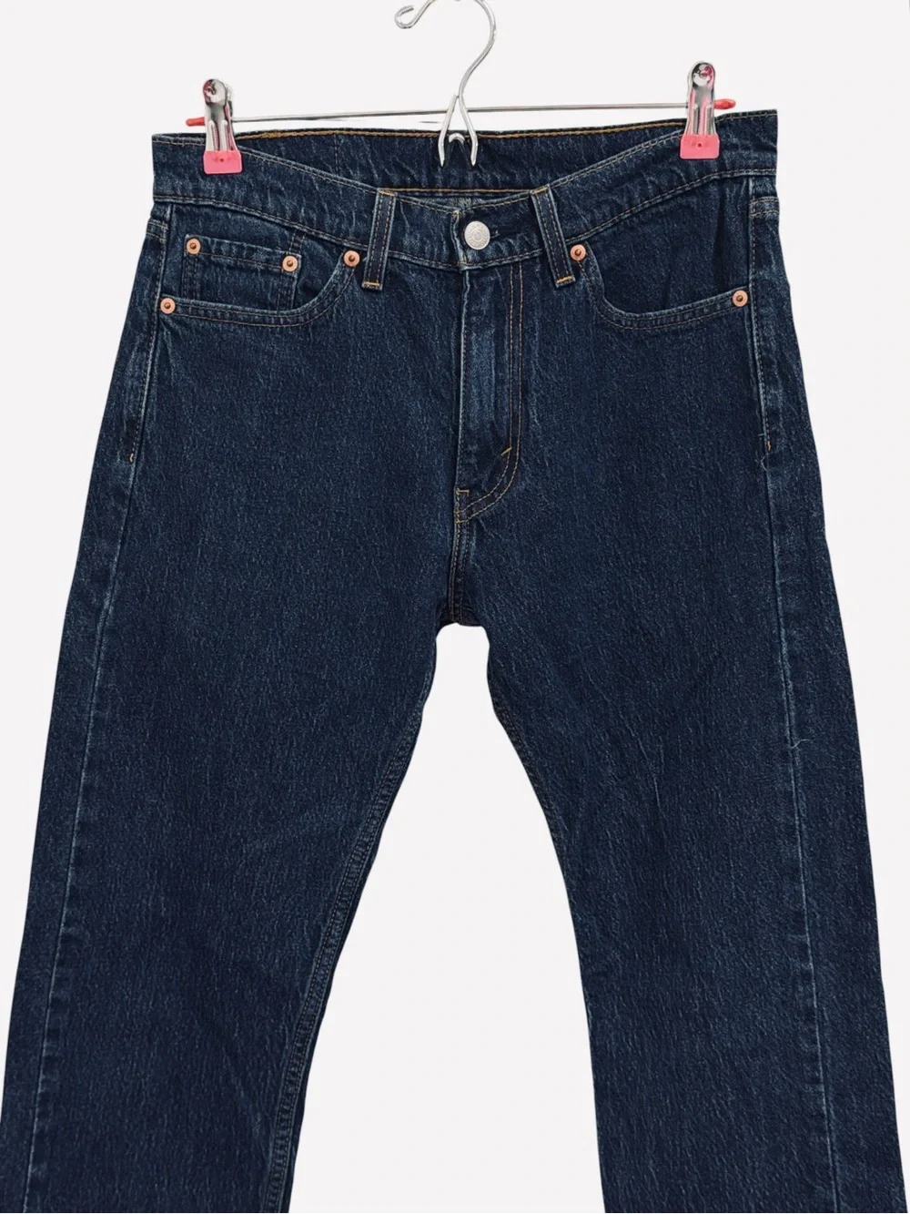 Levi’s 505 Regular Fit Straight Leg Dark Wash Jeans Men’s Size 30x30